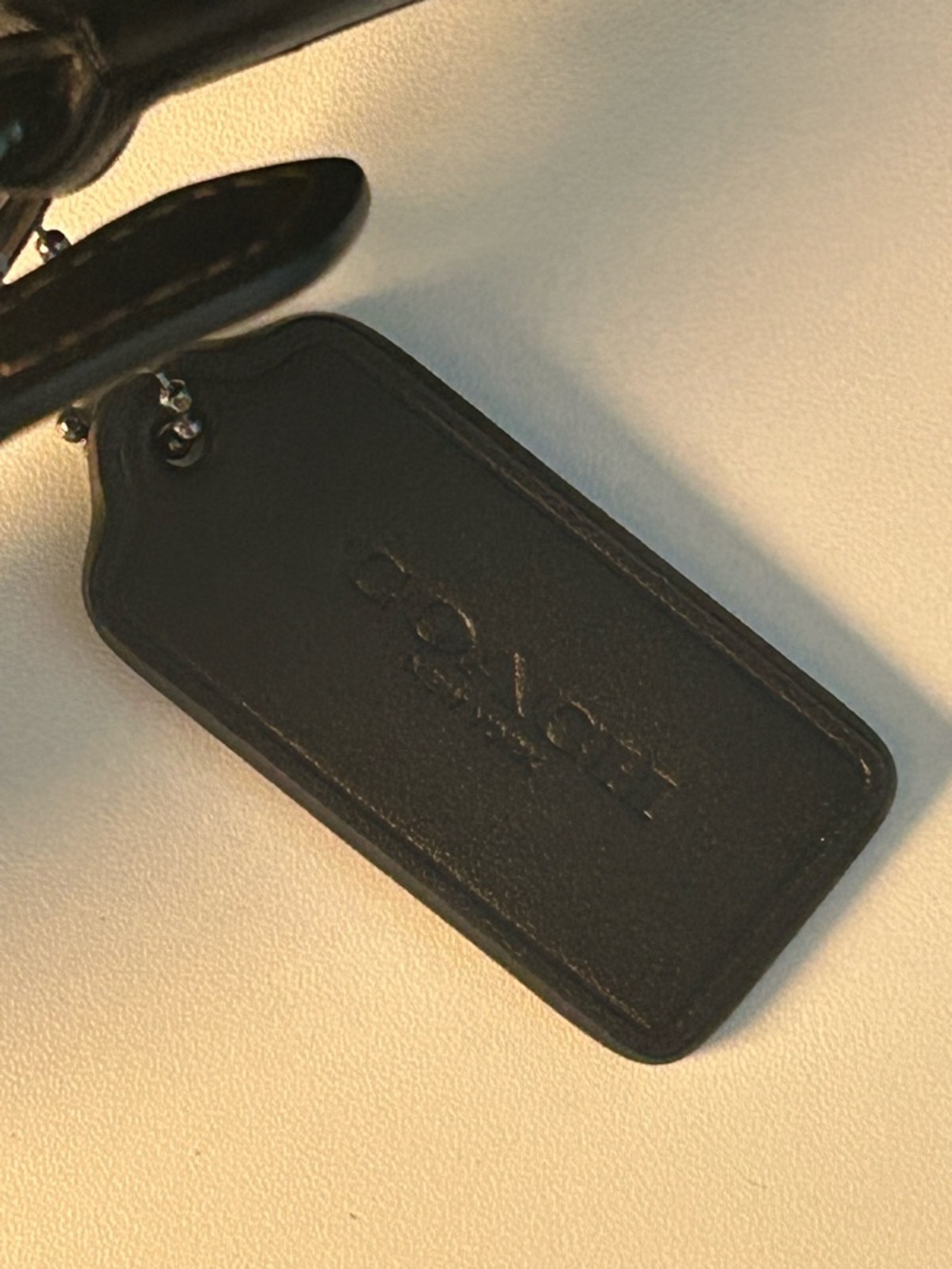 COACH Black Leather Crossbody Bag - Picture 6 of 8